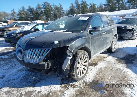 2013 Lincoln Mkx из США, поврежденный, VIN 2LMDJ8JK6DBL04208